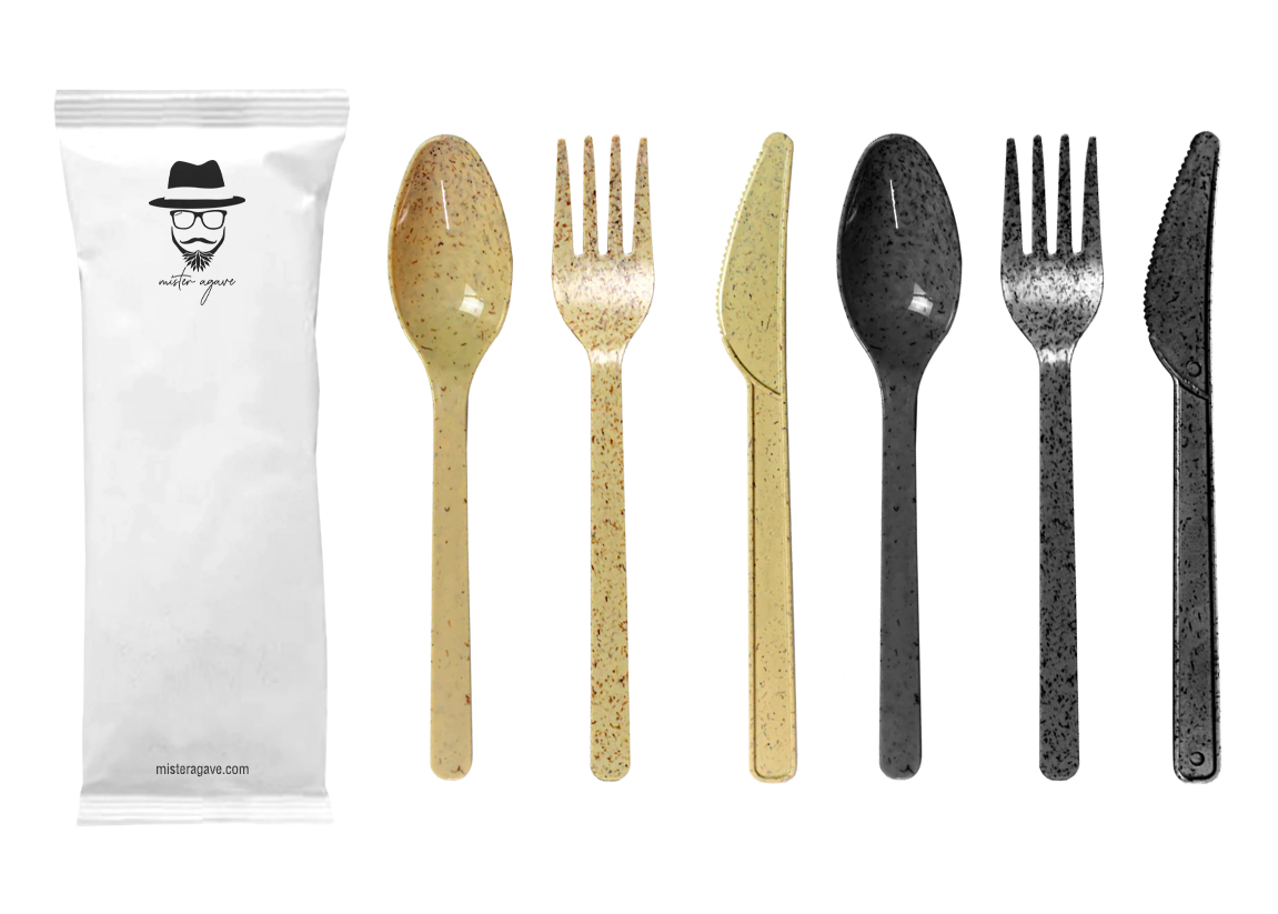 Agave Straw and Cutlery Sample