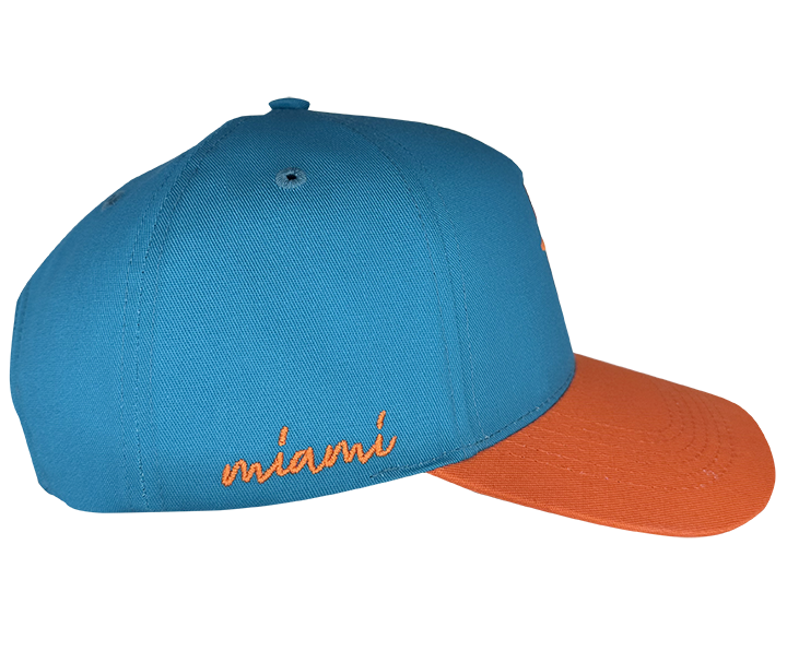 Miami Hat (Orange Aqua)